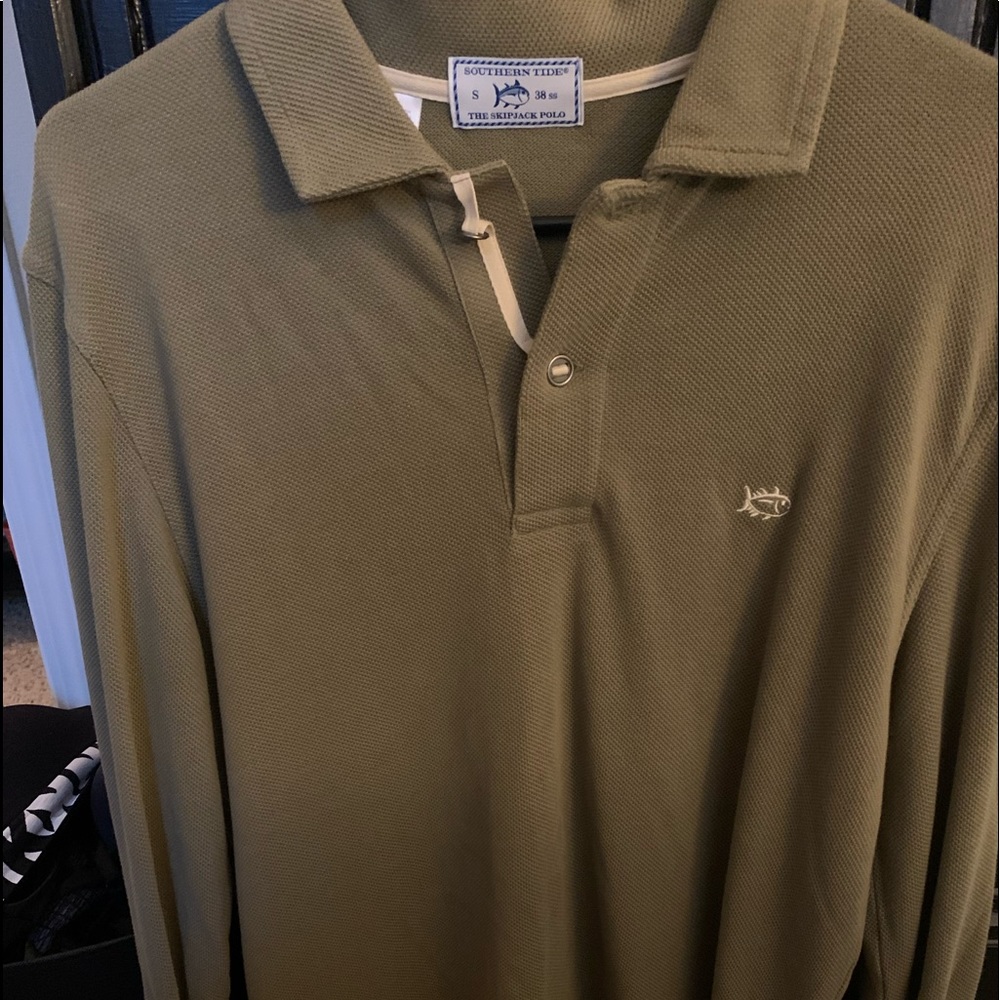 Southern tide long sleeve polo